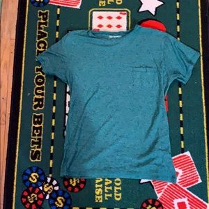 Green small men’s shirt